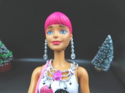 pink hair fashion doll tops